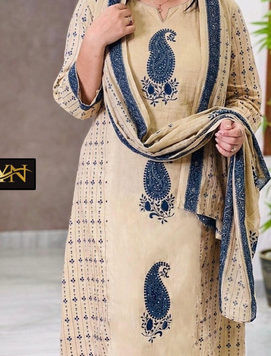 Top pant with Shawl