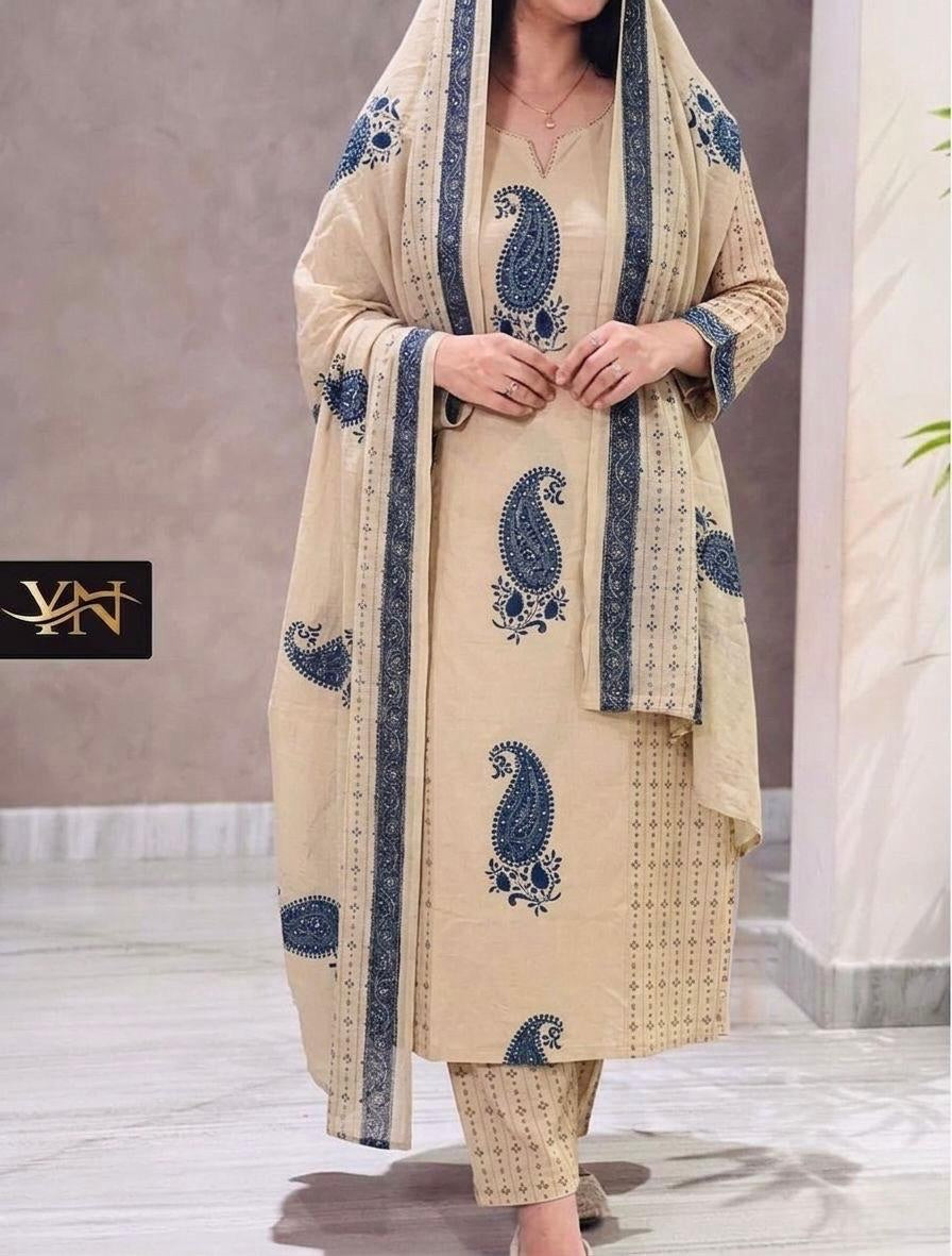 Top pant with Shawl